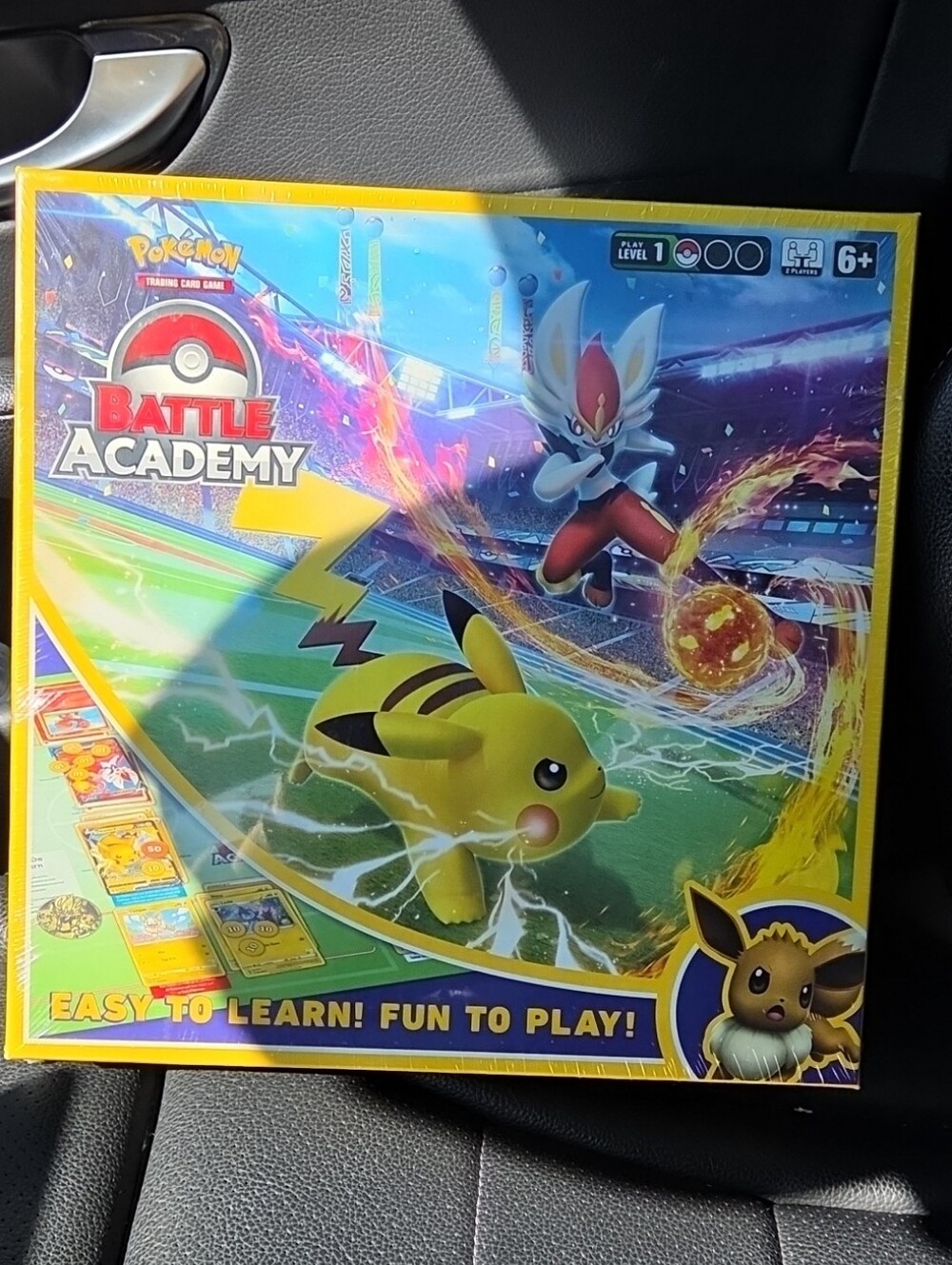 Pokemon Battle Academy Board Game - Yellow Pikachu Artwork